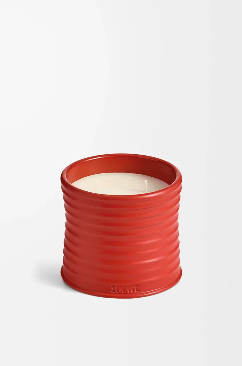 candela media foglie di pomodoro rossa