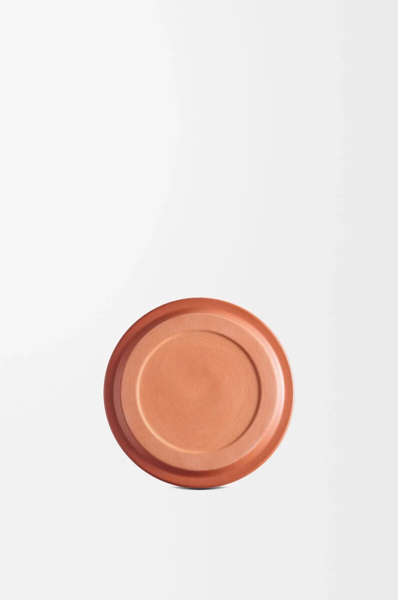piccolo coperchio per candela in terracotta