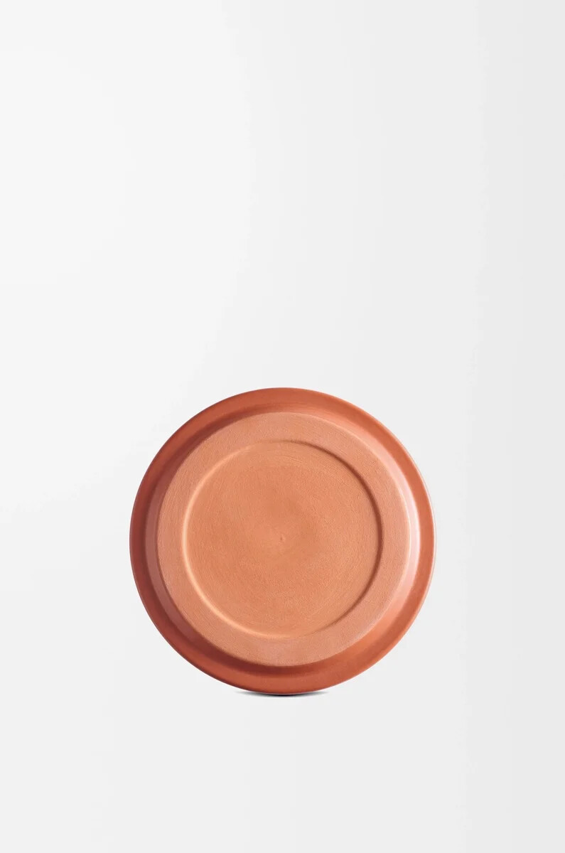 coperchio per candela medio in terracotta