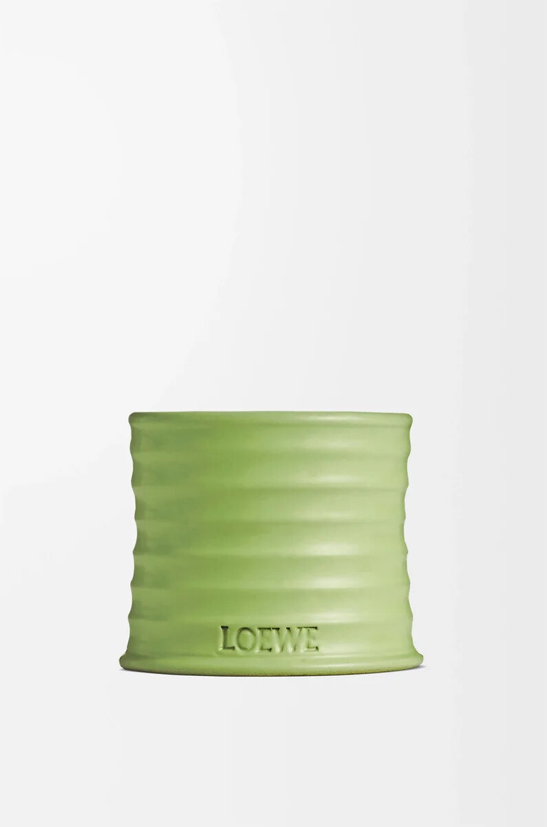 piccola candela al cetriolo verde chiaro