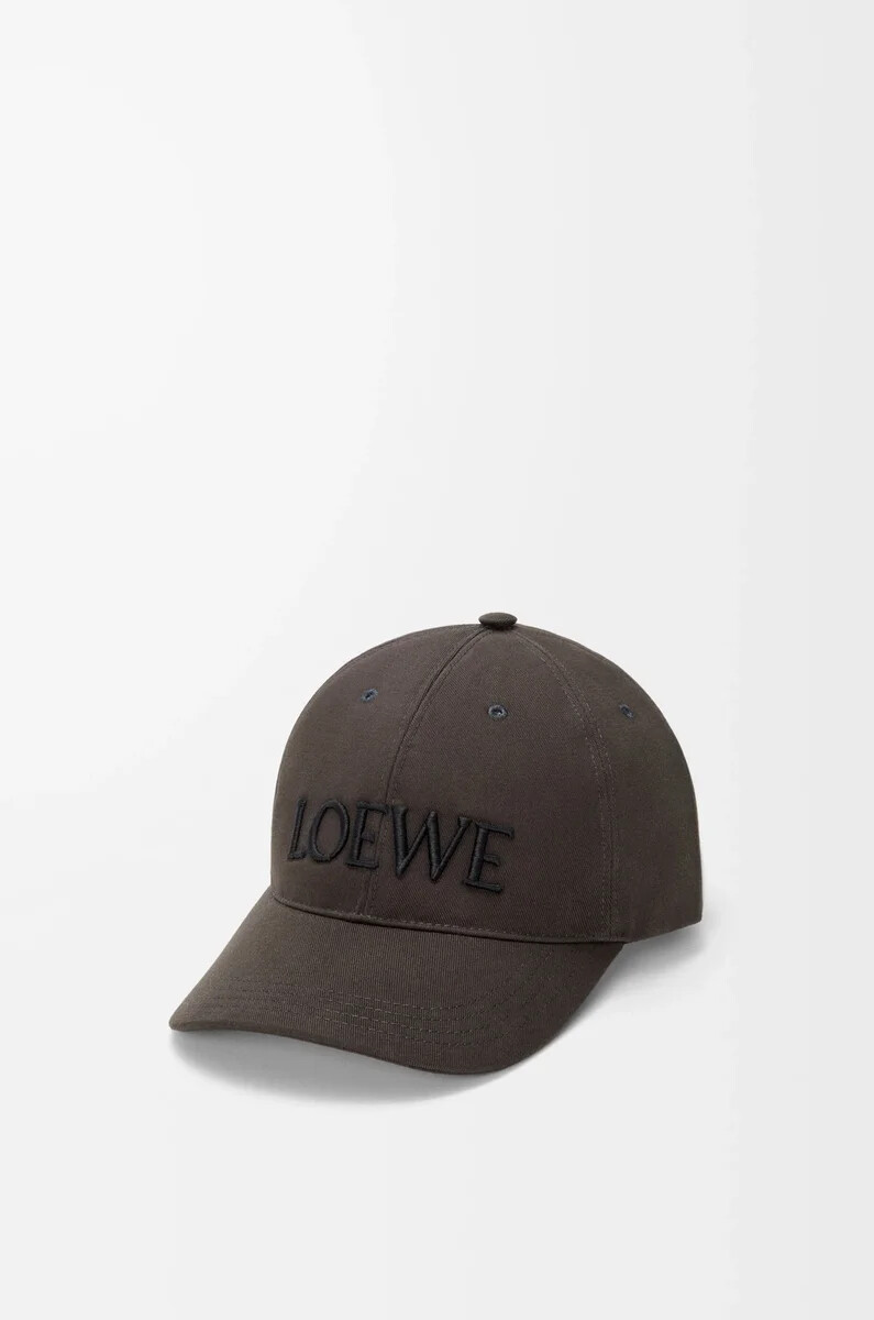 cappellino futurist cat in cotone marronenero