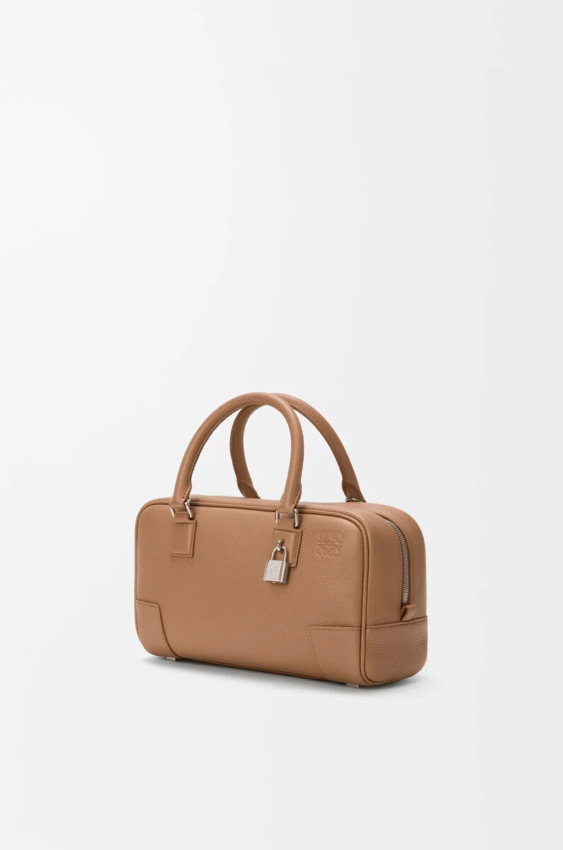 borsa amazona 23 in morbida pelle di vitello grana mocha