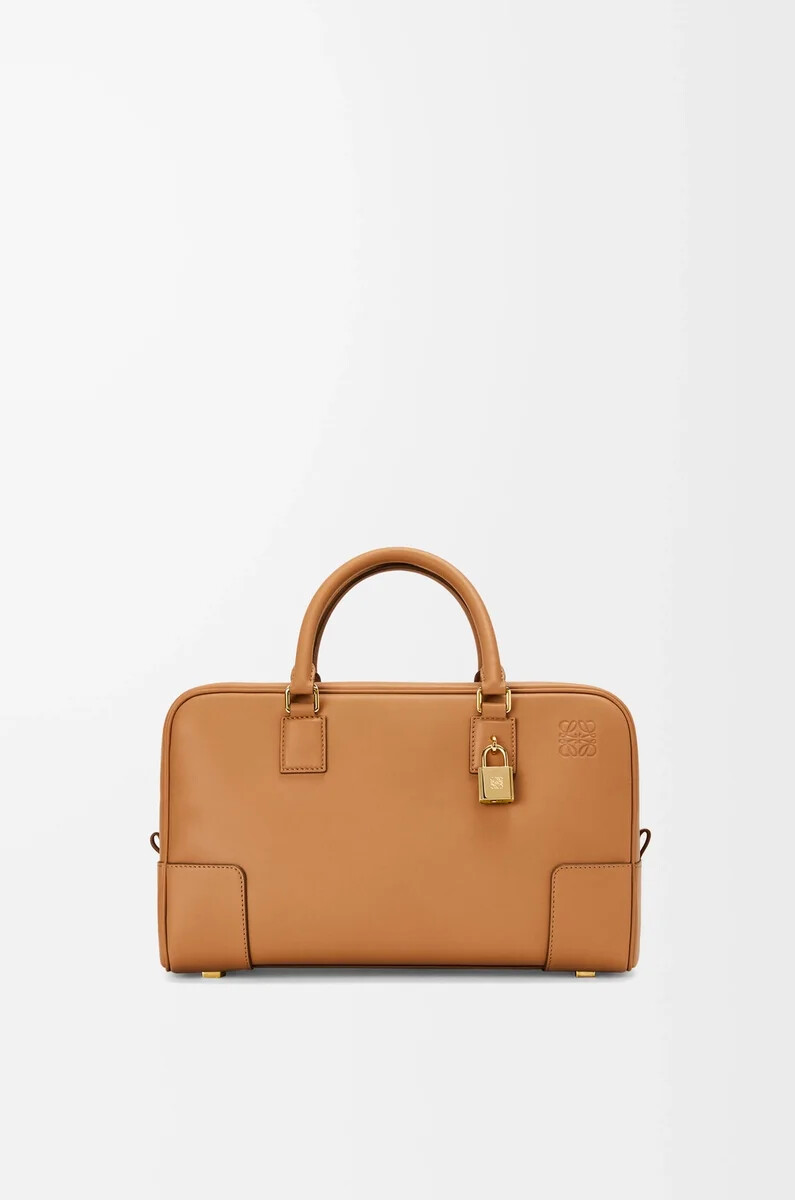 borsa amazona 28 in vitello nappa warm desert