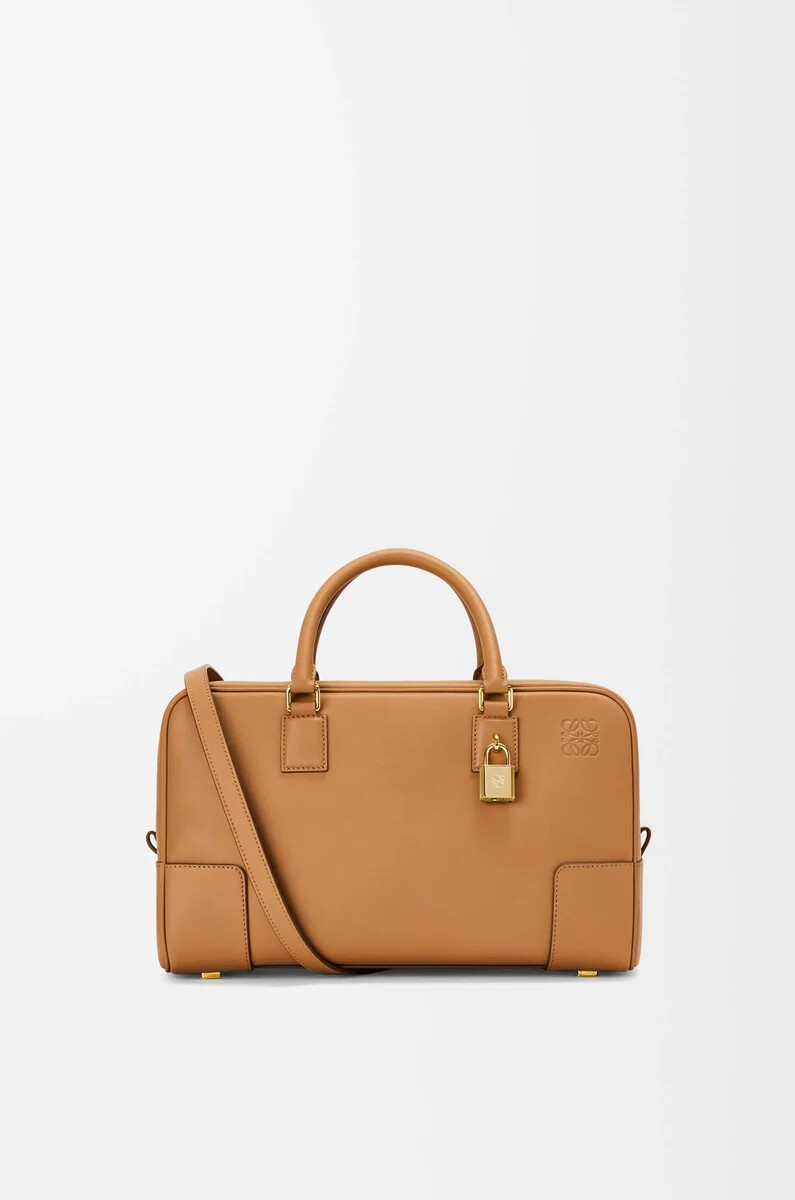 borsa amazona 28 in vitello nappa warm desert