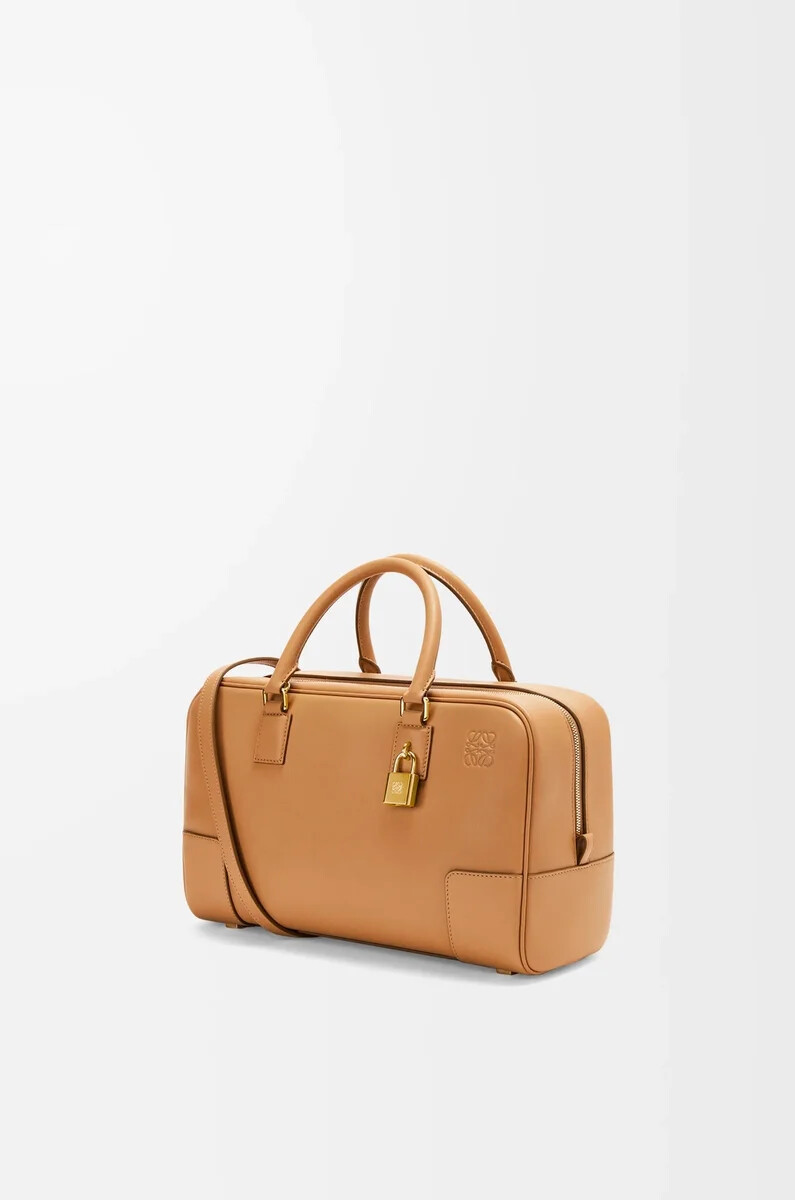 borsa amazona 28 in vitello nappa warm desert