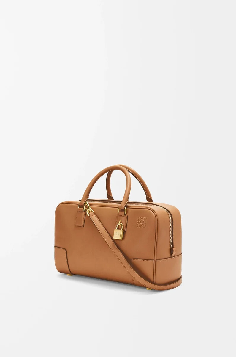 borsa amazona 28 in vitello nappa warm desert