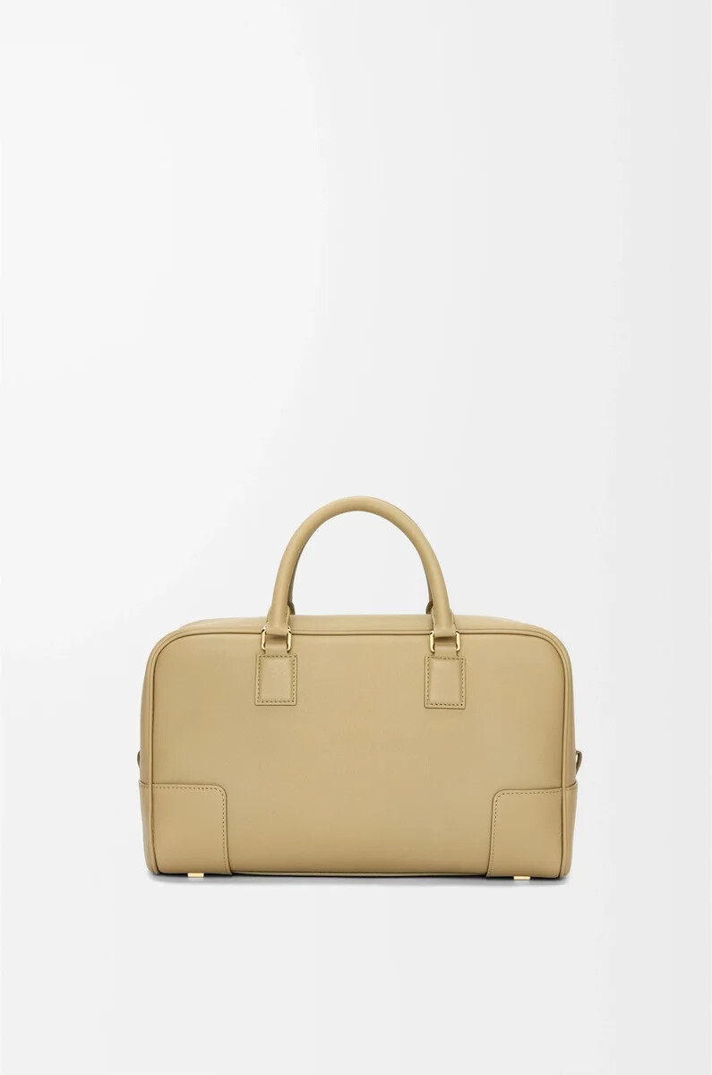 borsa amazona 28 in pelle di vitello nappa clay green