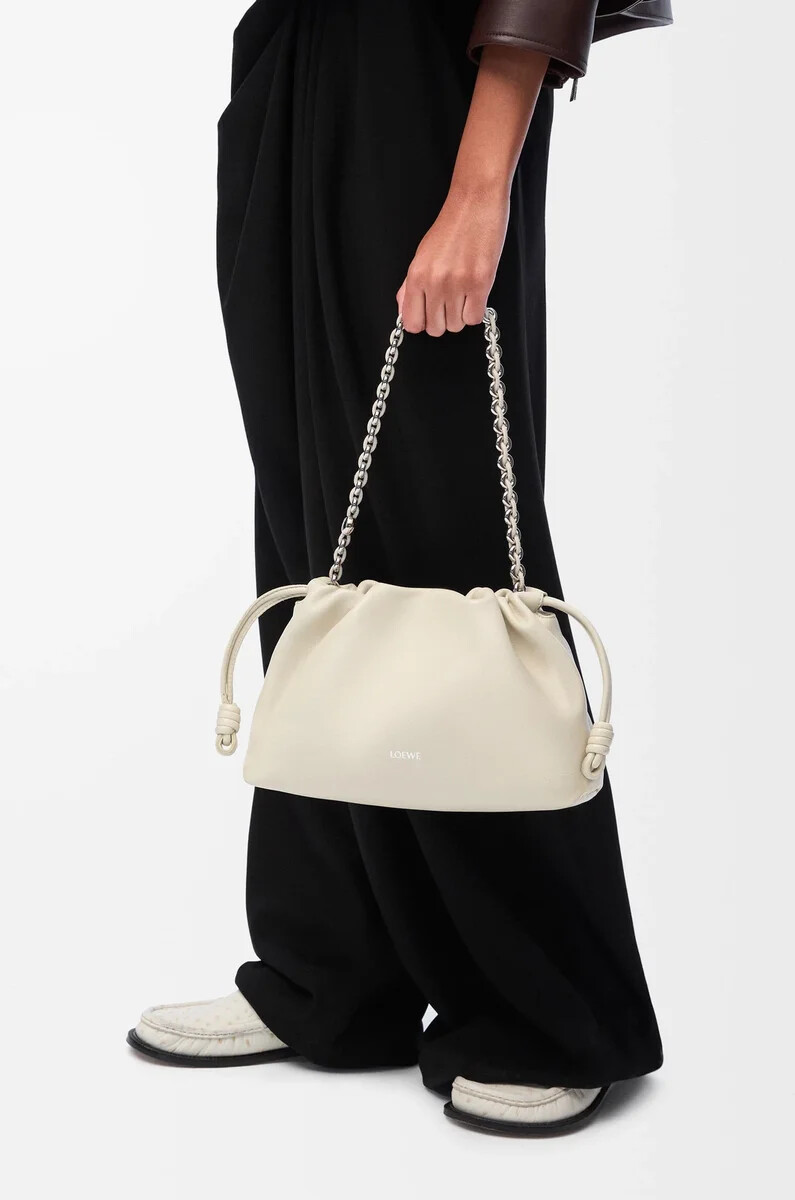 borsa flamenco media in morbida nappa di agnello sea salt