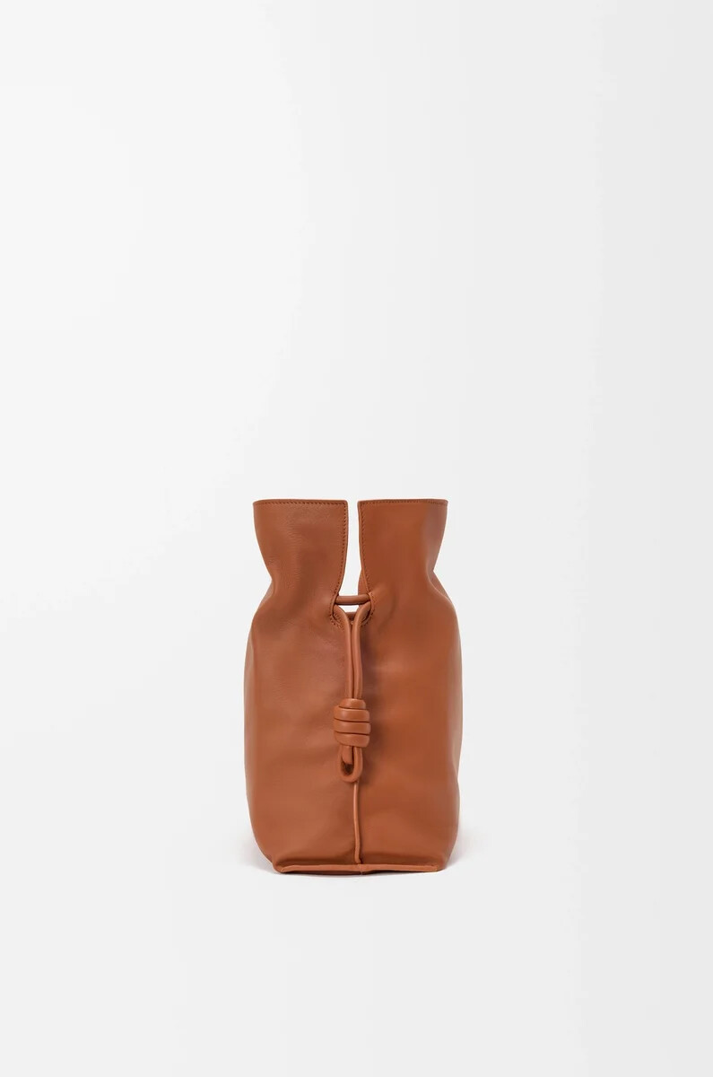 clutch flamenco grande in vitello nappa scoiattolo