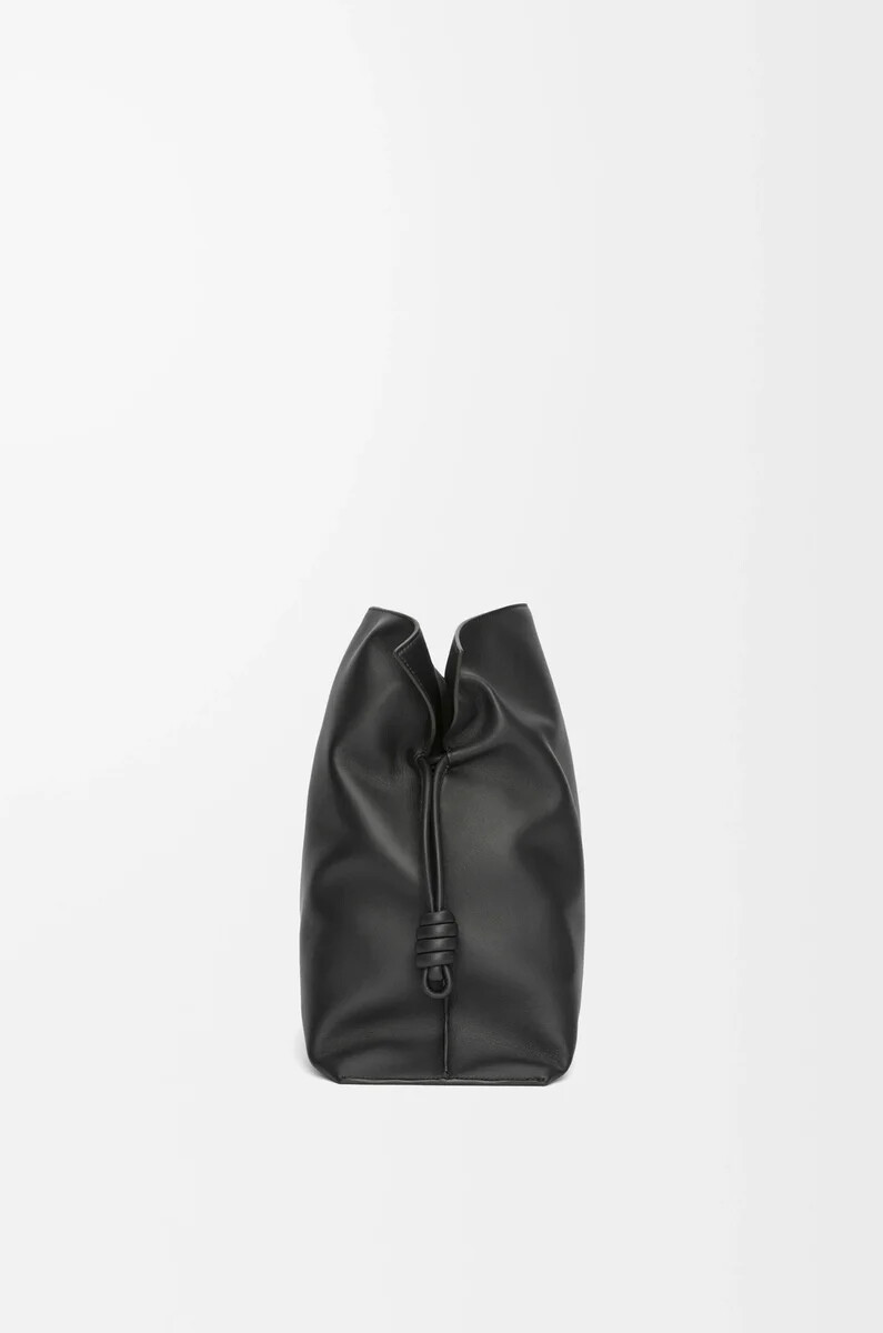pochette flamenco xl in vitello nappa nero