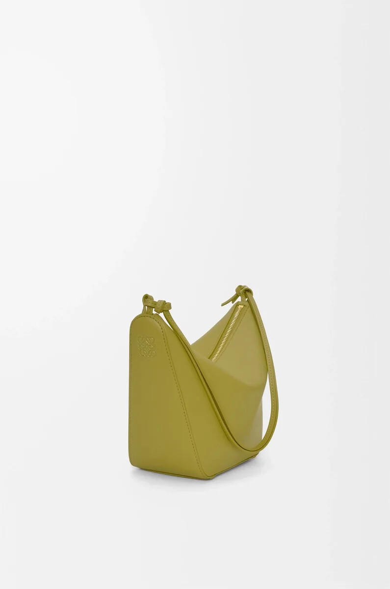 mini hammock hobo in pelle di vitello classica light moss