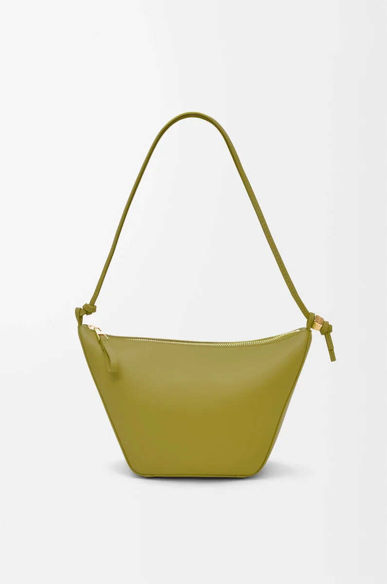 mini hammock hobo in pelle di vitello classica light moss