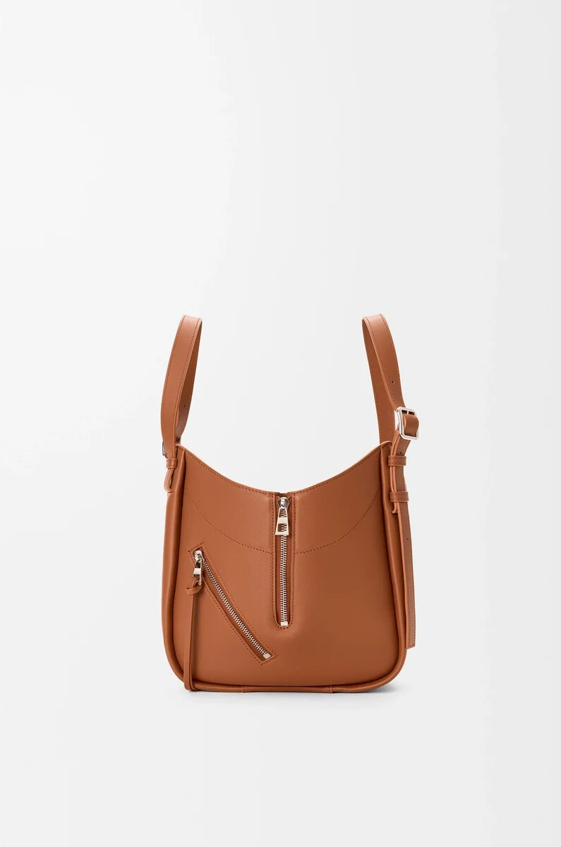 borsa hammock flip in pelle di vitello classica squirrel
