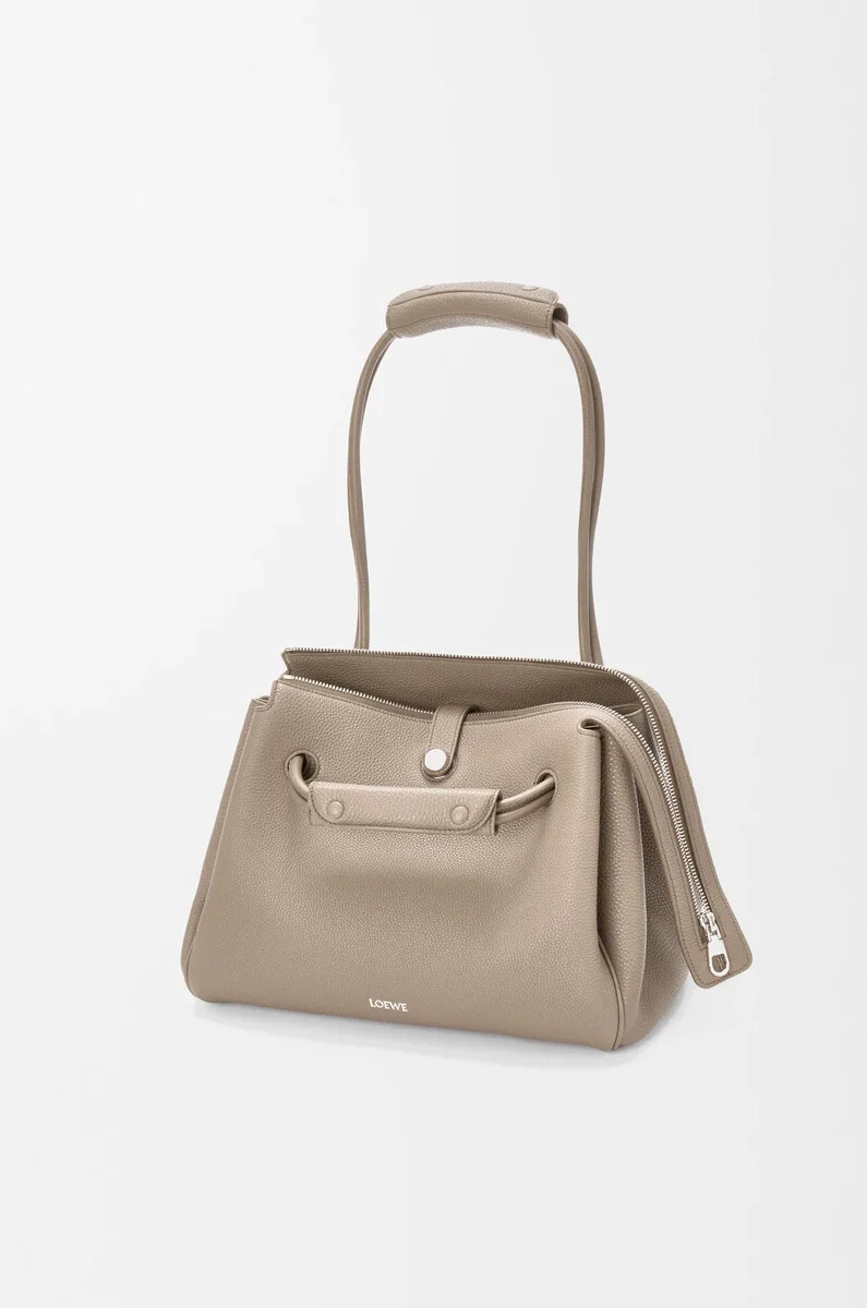 borsa madrid media in morbida pelle di vitello granata clay