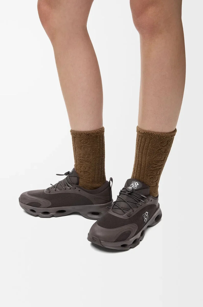 sneaker cloudsolo marrone scuronero