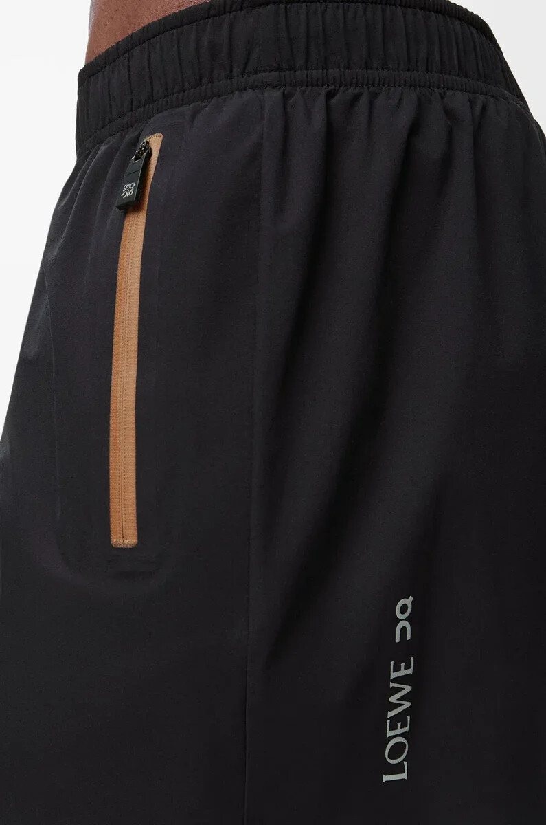 pantaloncini sportivi in shell tecnico neri