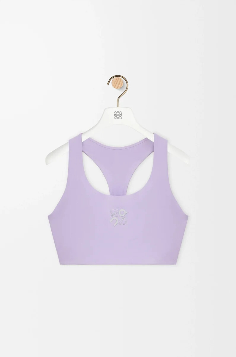 reggiseno morbido in jersey tecnico lilla