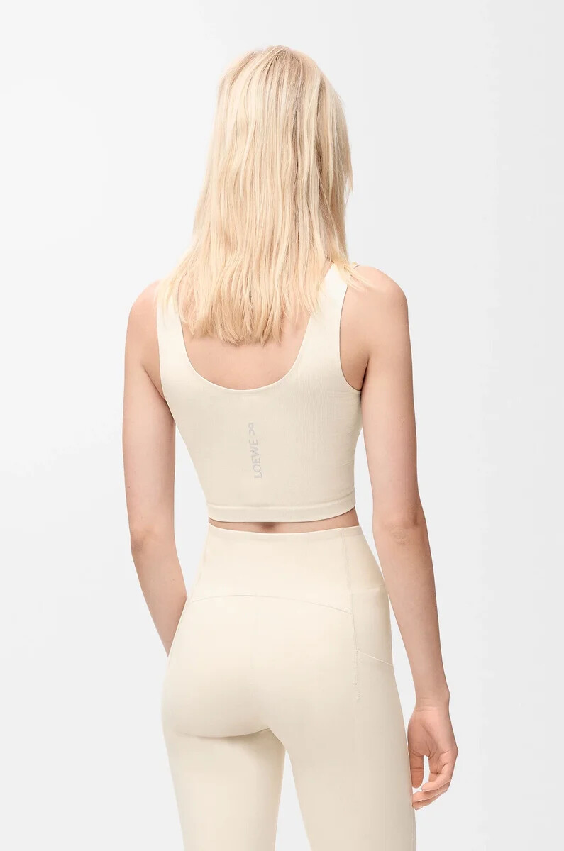 reggiseno senza cuciture in jersey tecnico avorio