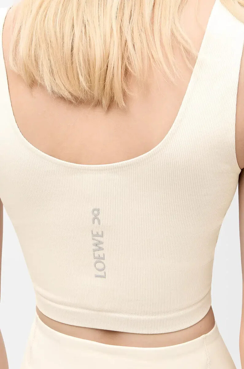 reggiseno senza cuciture in jersey tecnico avorio