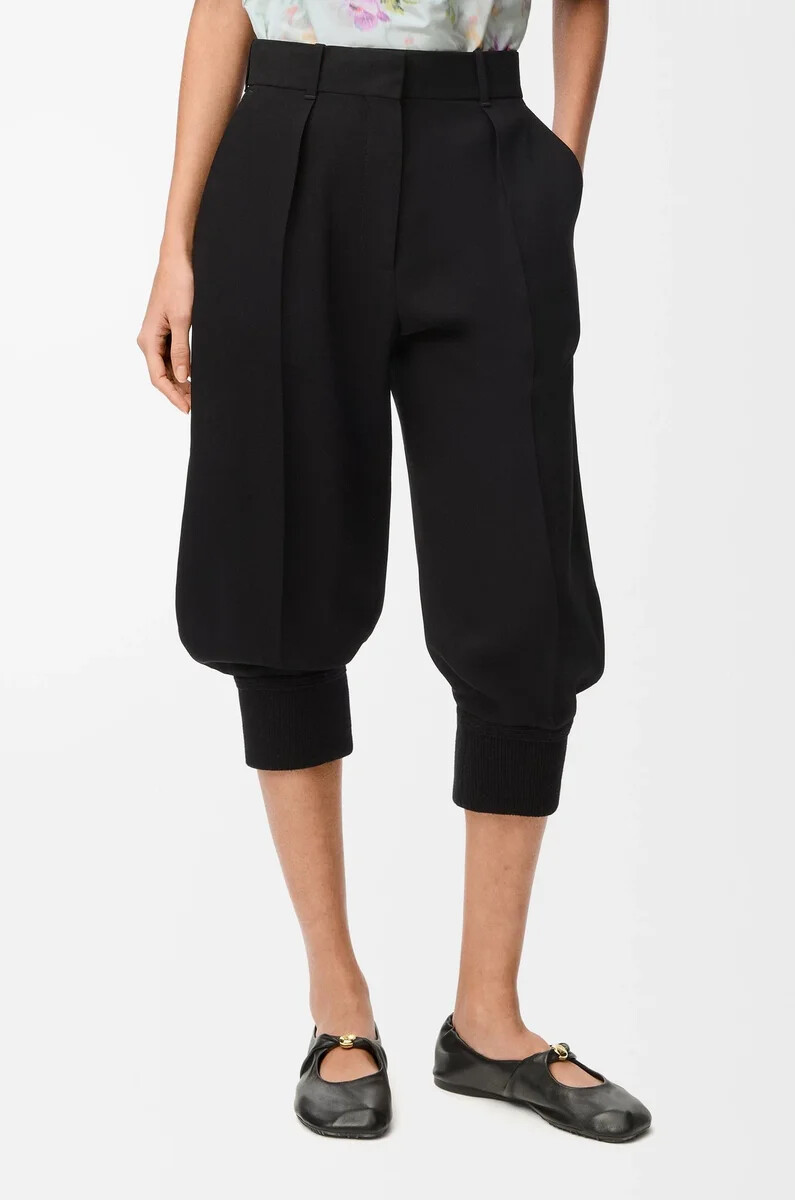 shorts in misto viscosa elasticizzata nero