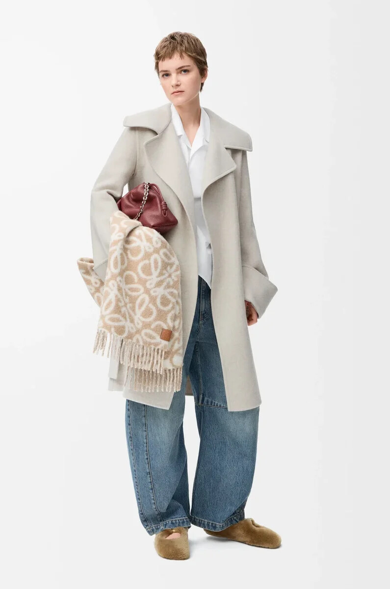 jeans a botte in denim washed denim