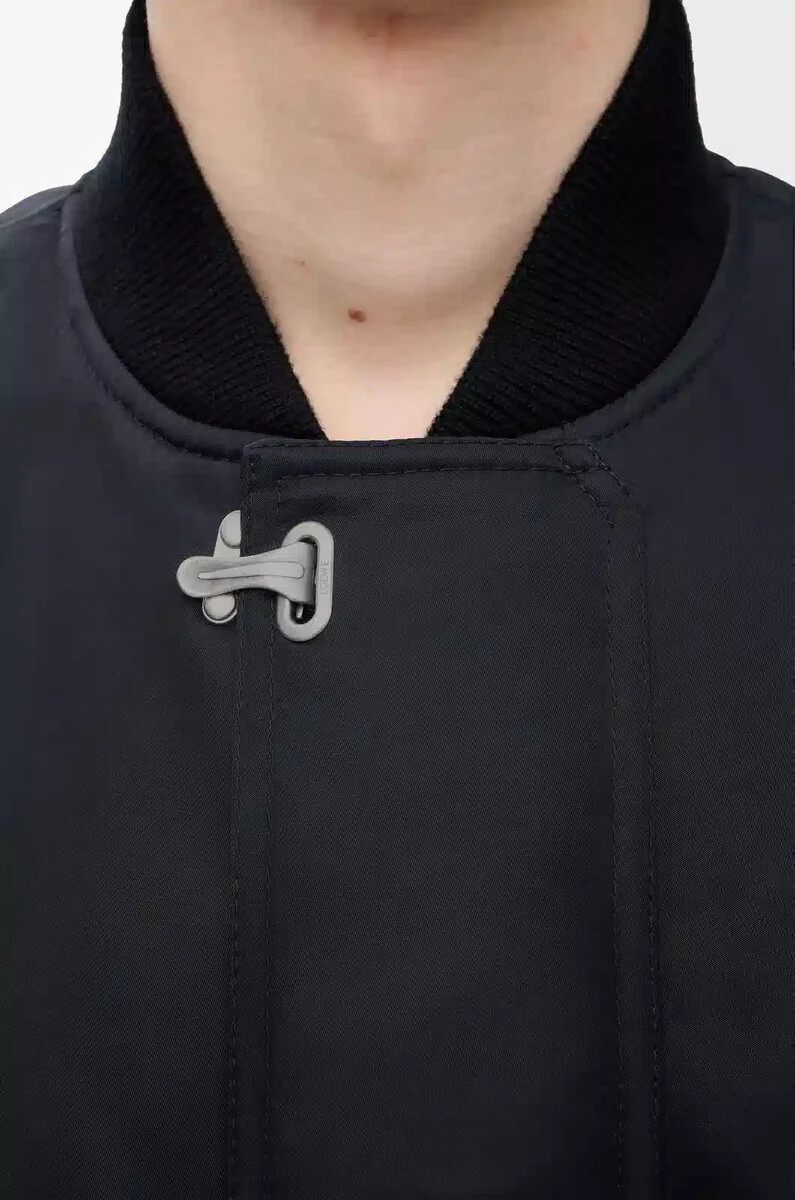 giacca in nylon nero