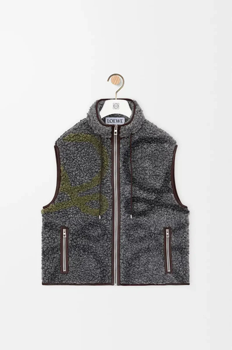 gilet in misto lana multicolor