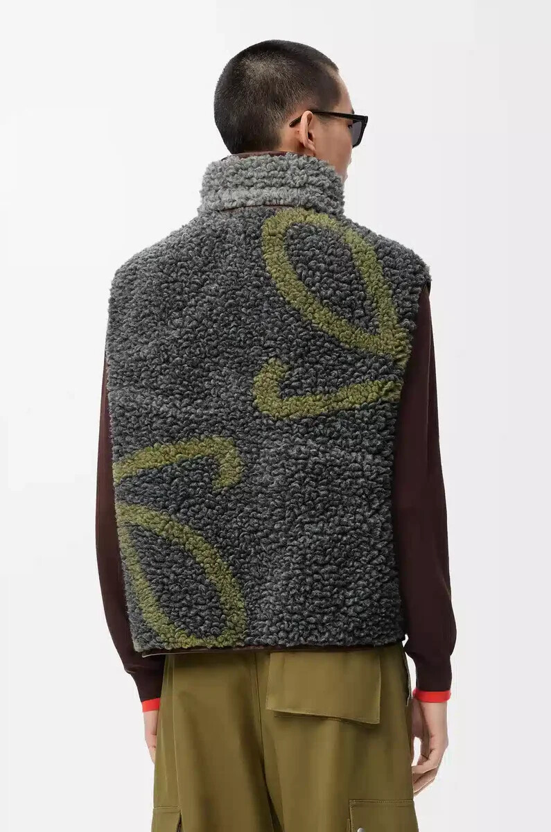 gilet in misto lana multicolor