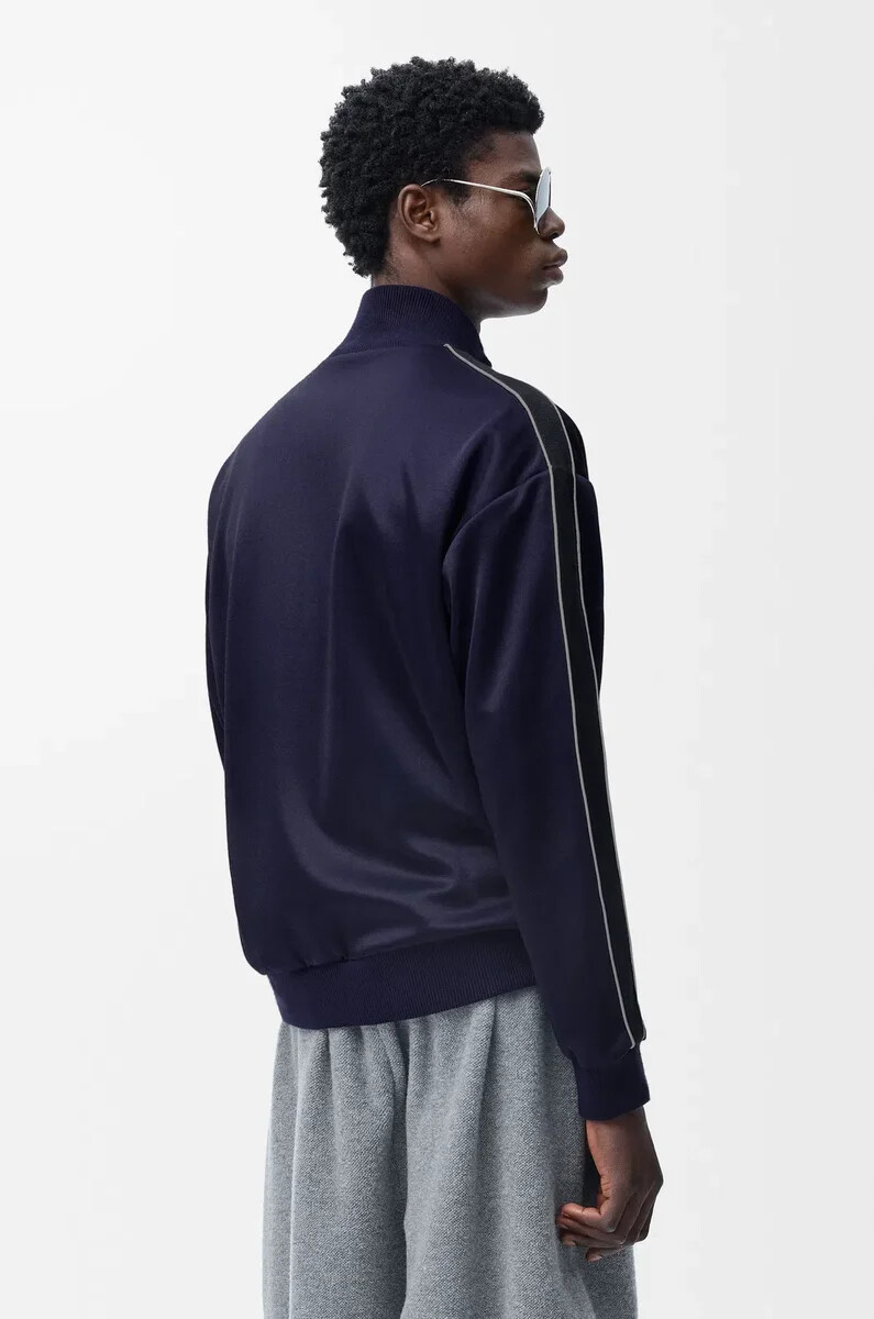 giacca tuta in jersey tecnico dark navy