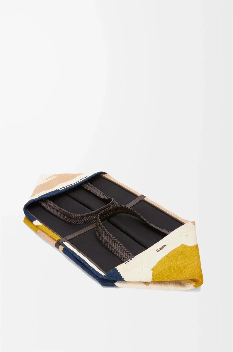 borsa xxl puzzle fold in tela multicolore