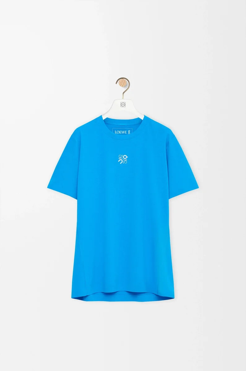 t-shirt active in jersey tecnico blu