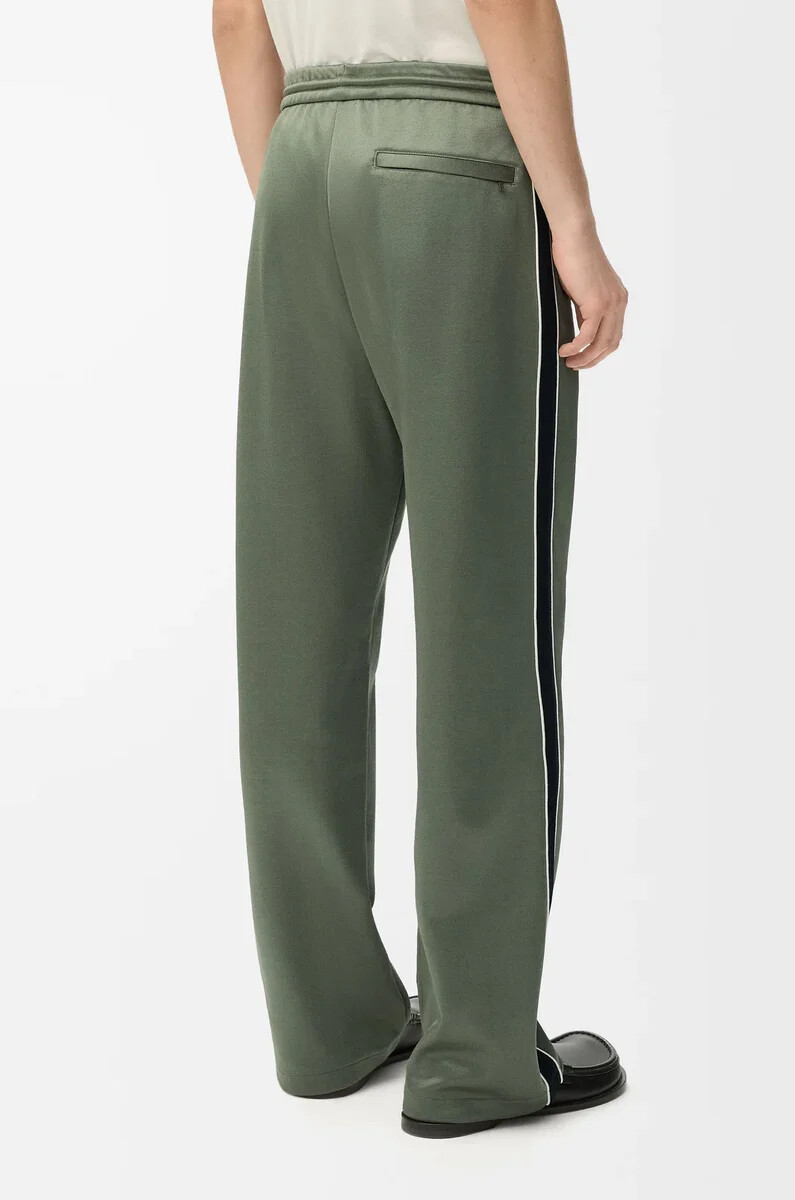 pantaloni della tuta in jersey tecnico verde kaki