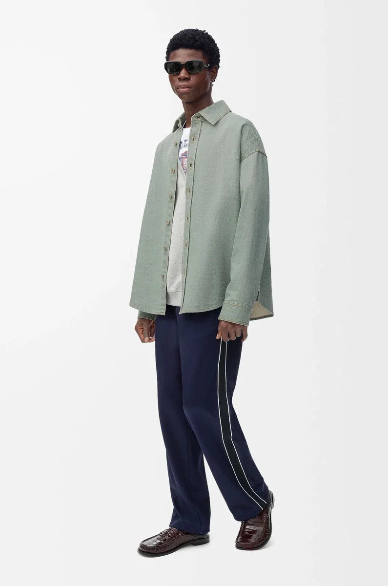 pantaloni della tuta in jersey tecnico dark navy
