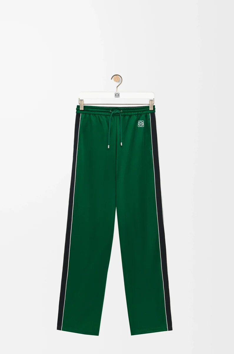 pantaloni della tuta in jersey tecnico pop green