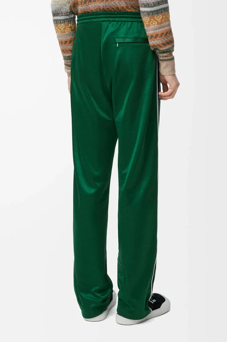 pantaloni della tuta in jersey tecnico pop green