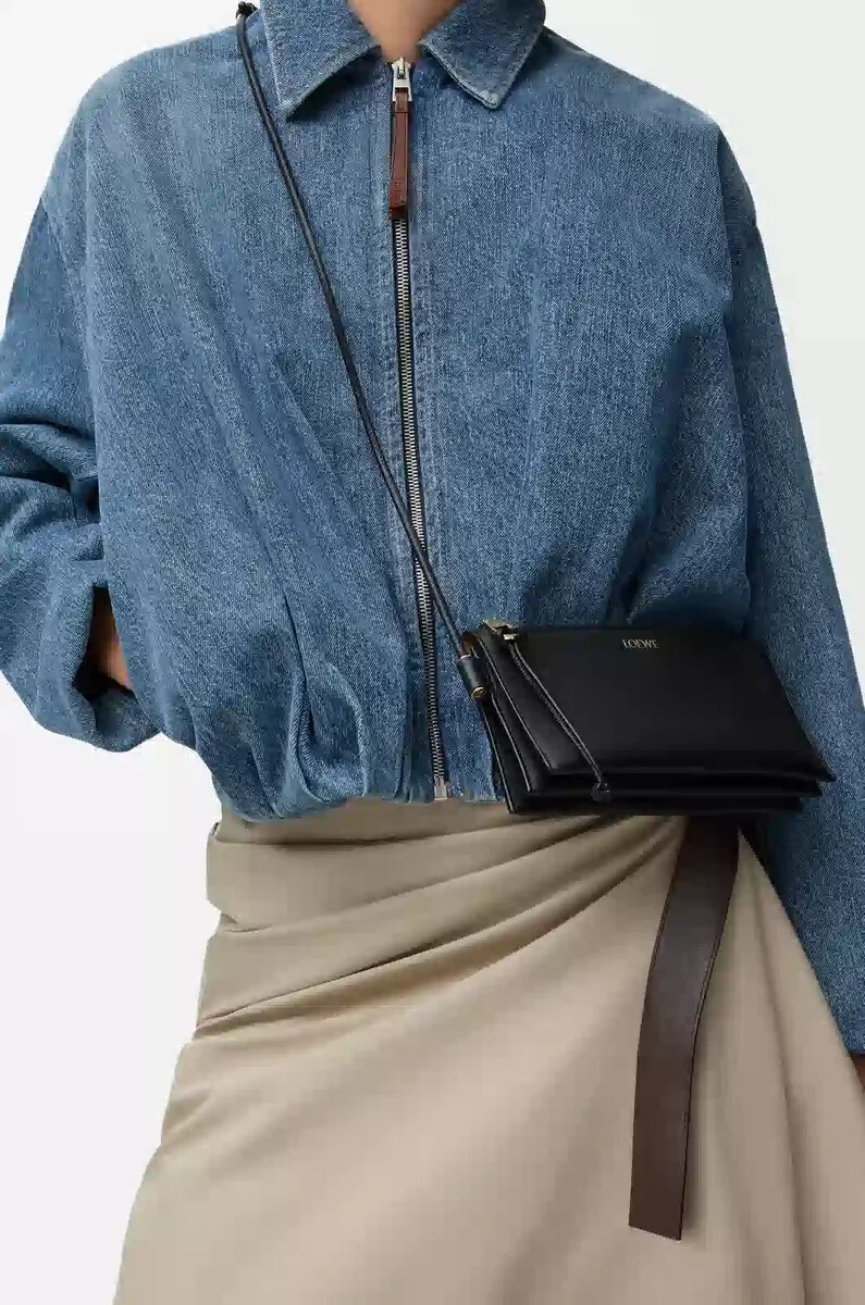 marsupio joya in vitello nappa nero