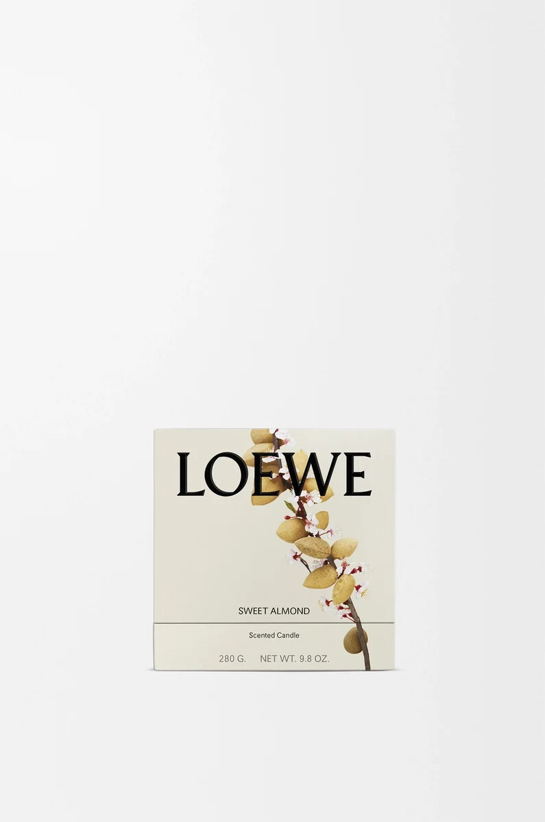 candela profumata midi sweet almond red