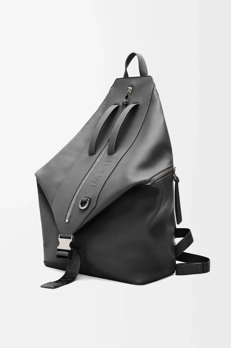 zaino trasformabile in vitello classico nero