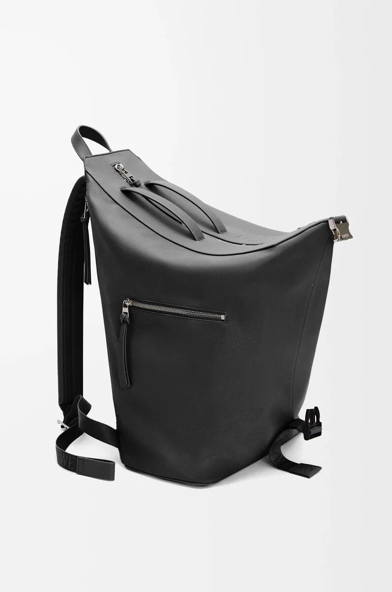 zaino trasformabile in vitello classico nero